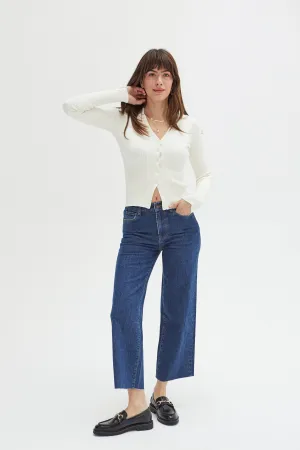 Aberdeen High Rise Wide Leg Crop Western