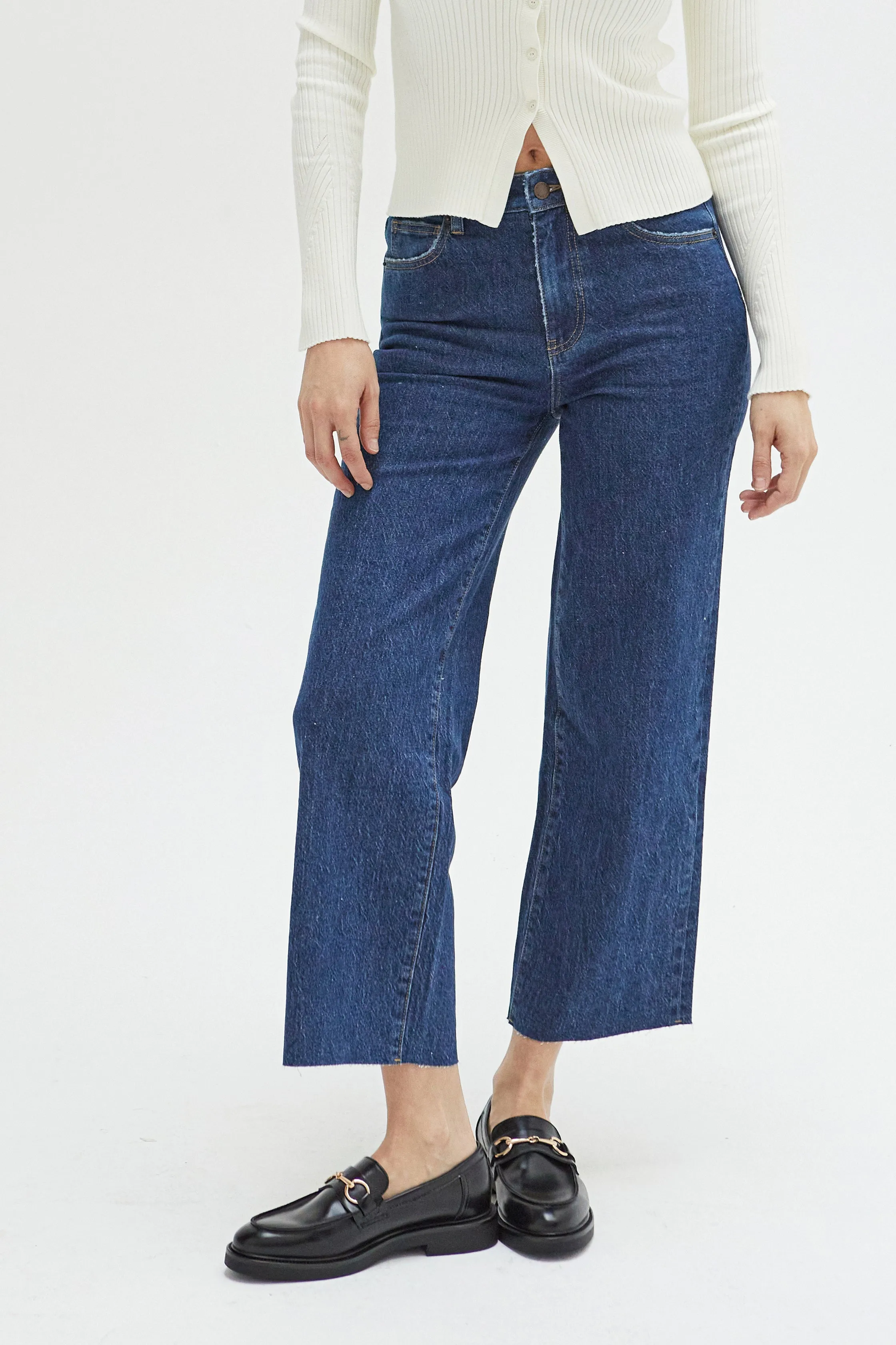 Aberdeen High Rise Wide Leg Crop Western