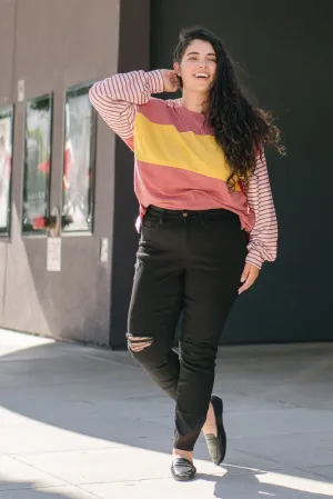 Belen High Rise Black Distressed Skinny Jeans - PLUS