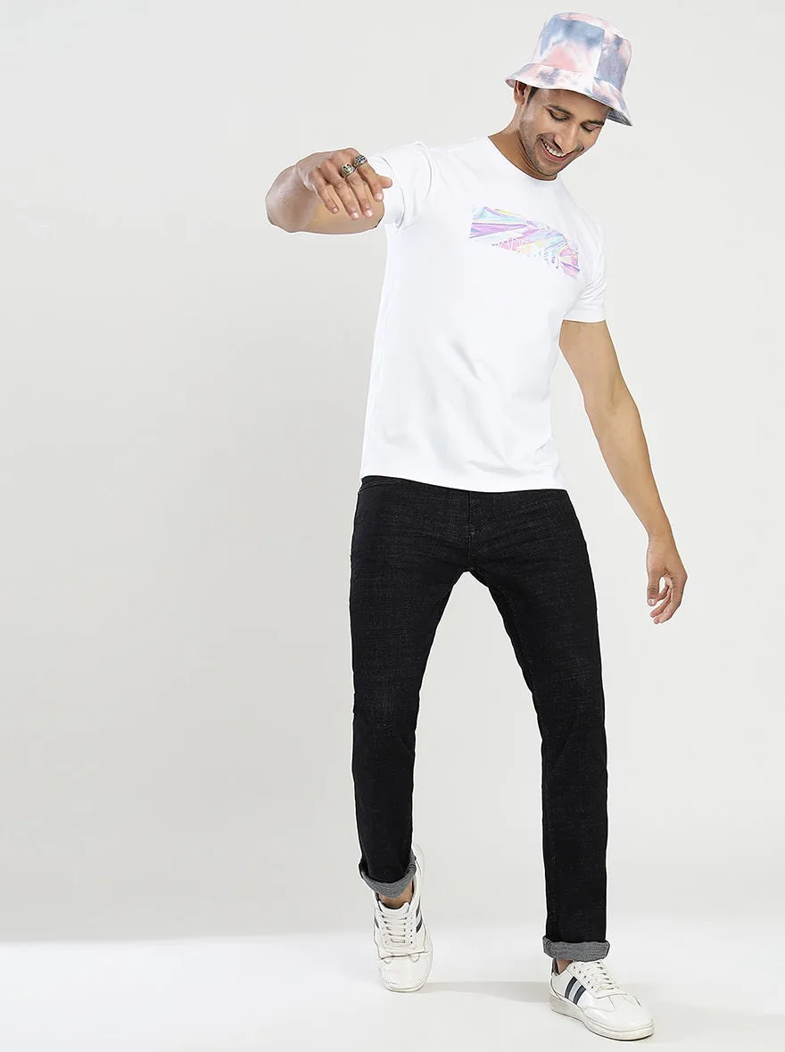 Black Washed Narrow Fit Jeans | Greenfibre