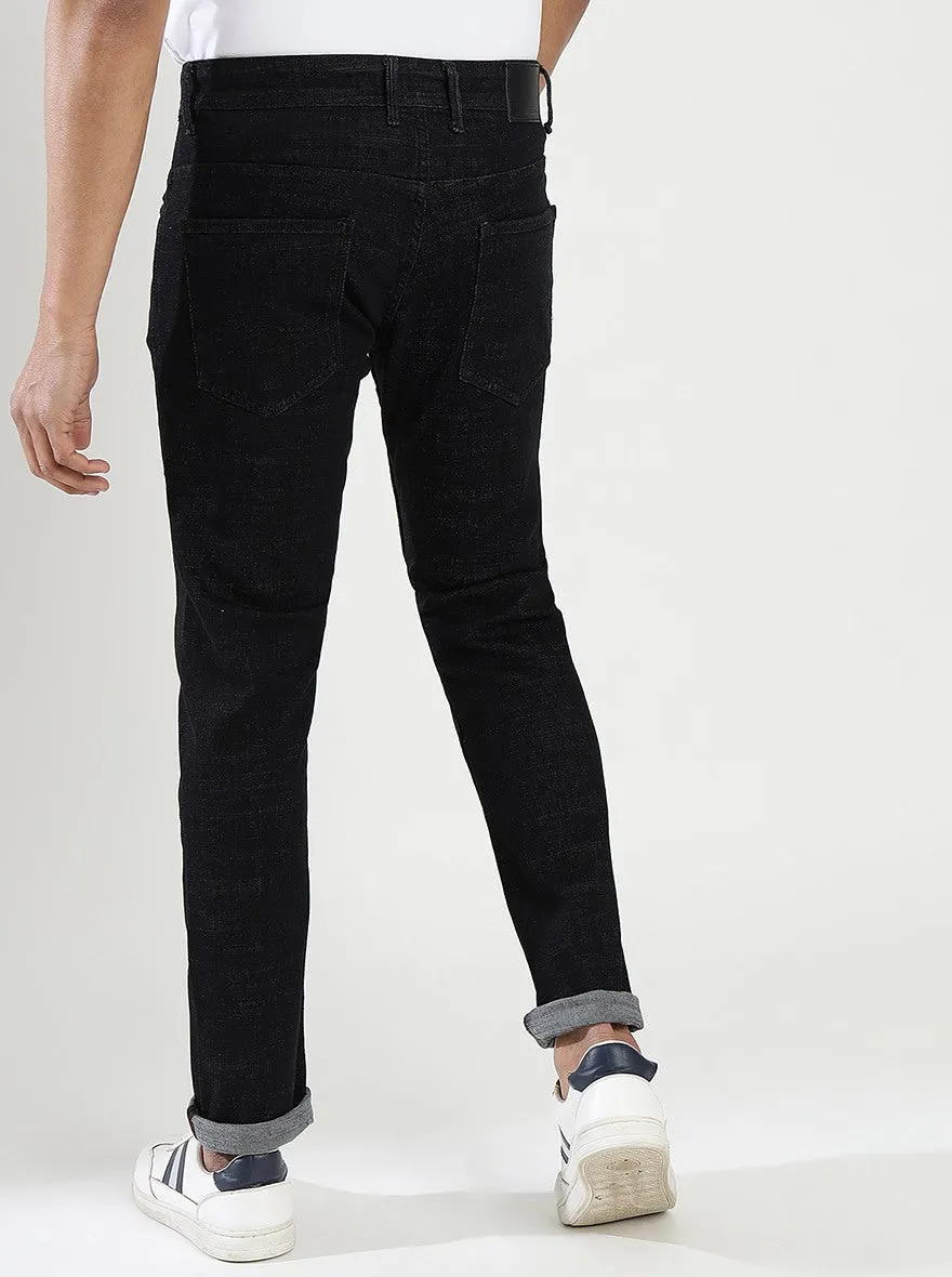 Black Washed Narrow Fit Jeans | Greenfibre