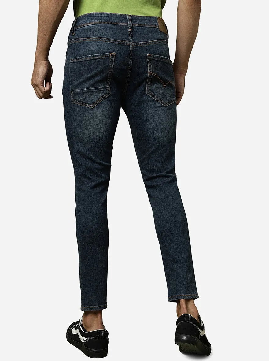 Blue Washed Rider Fit Jeans | JadeBlue