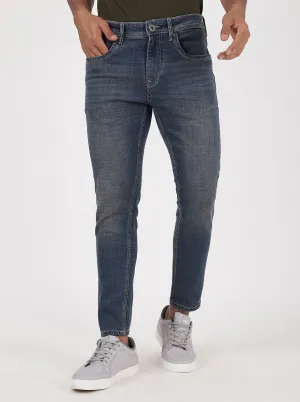 Blue Washed Rider Fit Jeans | JadeBlue