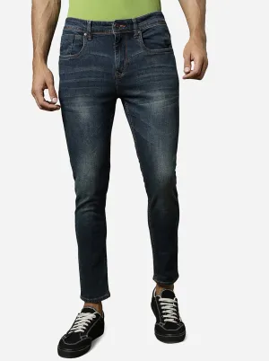 Blue Washed Rider Fit Jeans | JadeBlue
