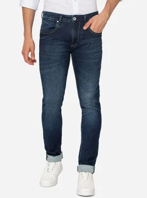 Blue Washed Slim Fit Jeans | JadeBlue