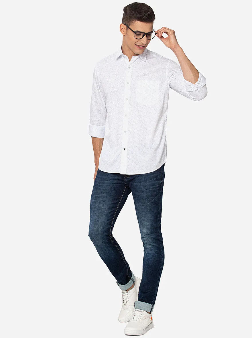 Blue Washed Slim Fit Jeans | JadeBlue