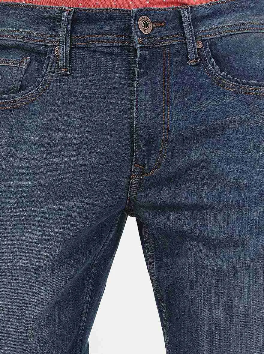 Blue Washed Slim Fit Jeans | JadeBlue