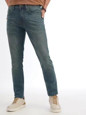 Blue Washed Slim Fit Jeans | JadeBlue