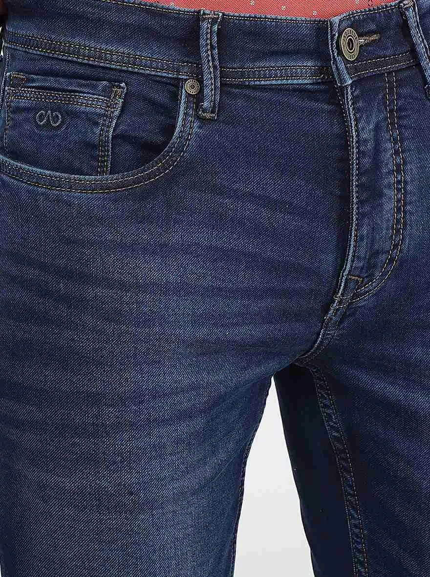 Blue Washed Slim Fit Jeans | JadeBlue