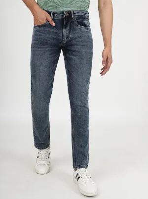 Blue Washed Slim Fit Jeans | JadeBlue