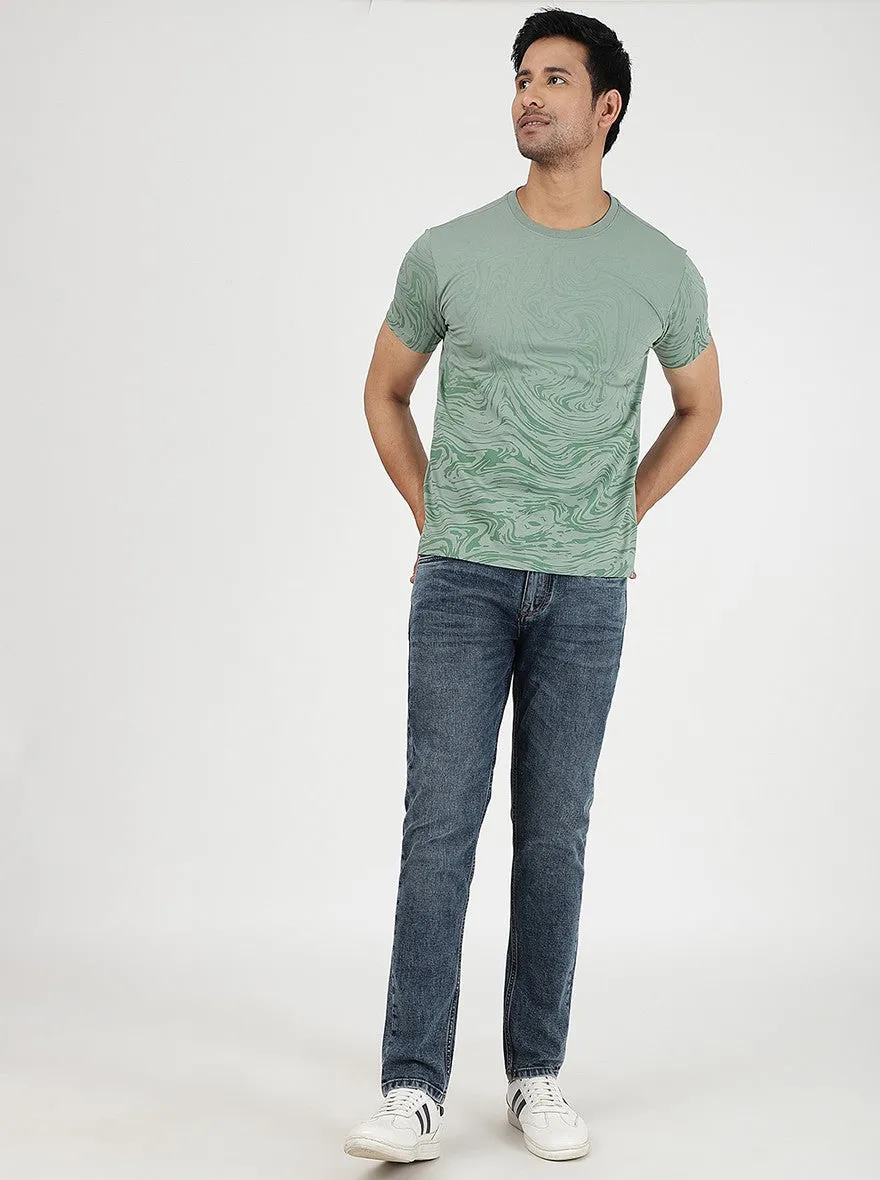 Blue Washed Slim Fit Jeans | JadeBlue