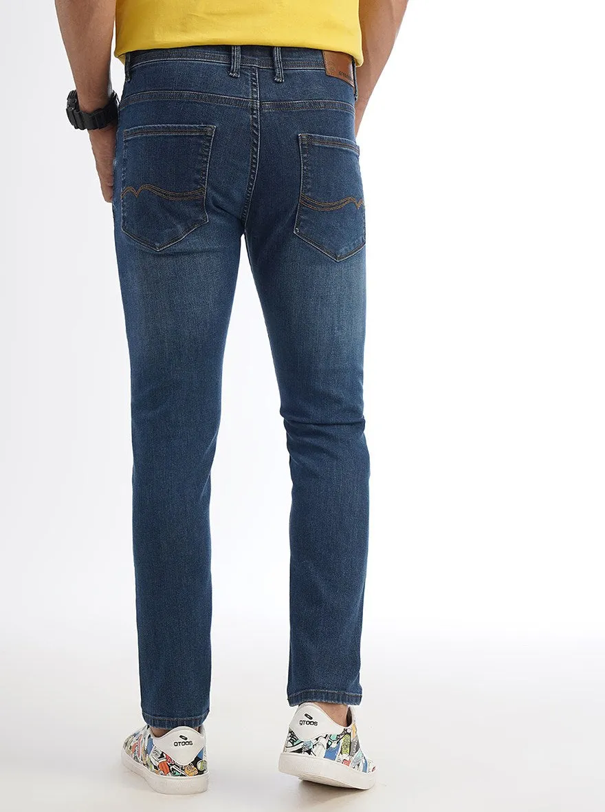 Blue Washed Urban Fit Jeans | Greenfibre