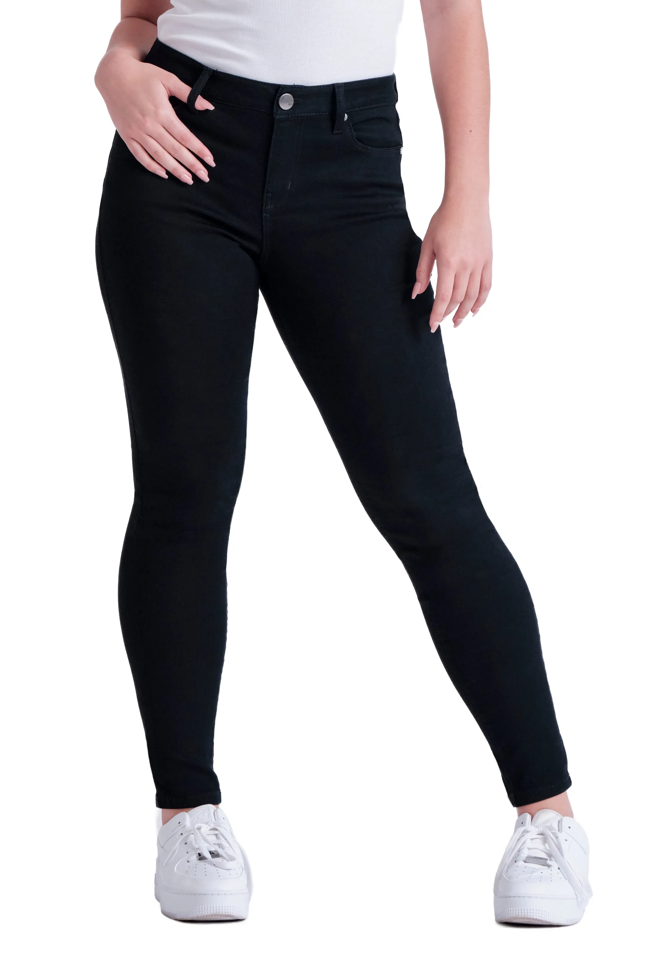 Butter Mid-Rise Skinny in Black *New Fit*