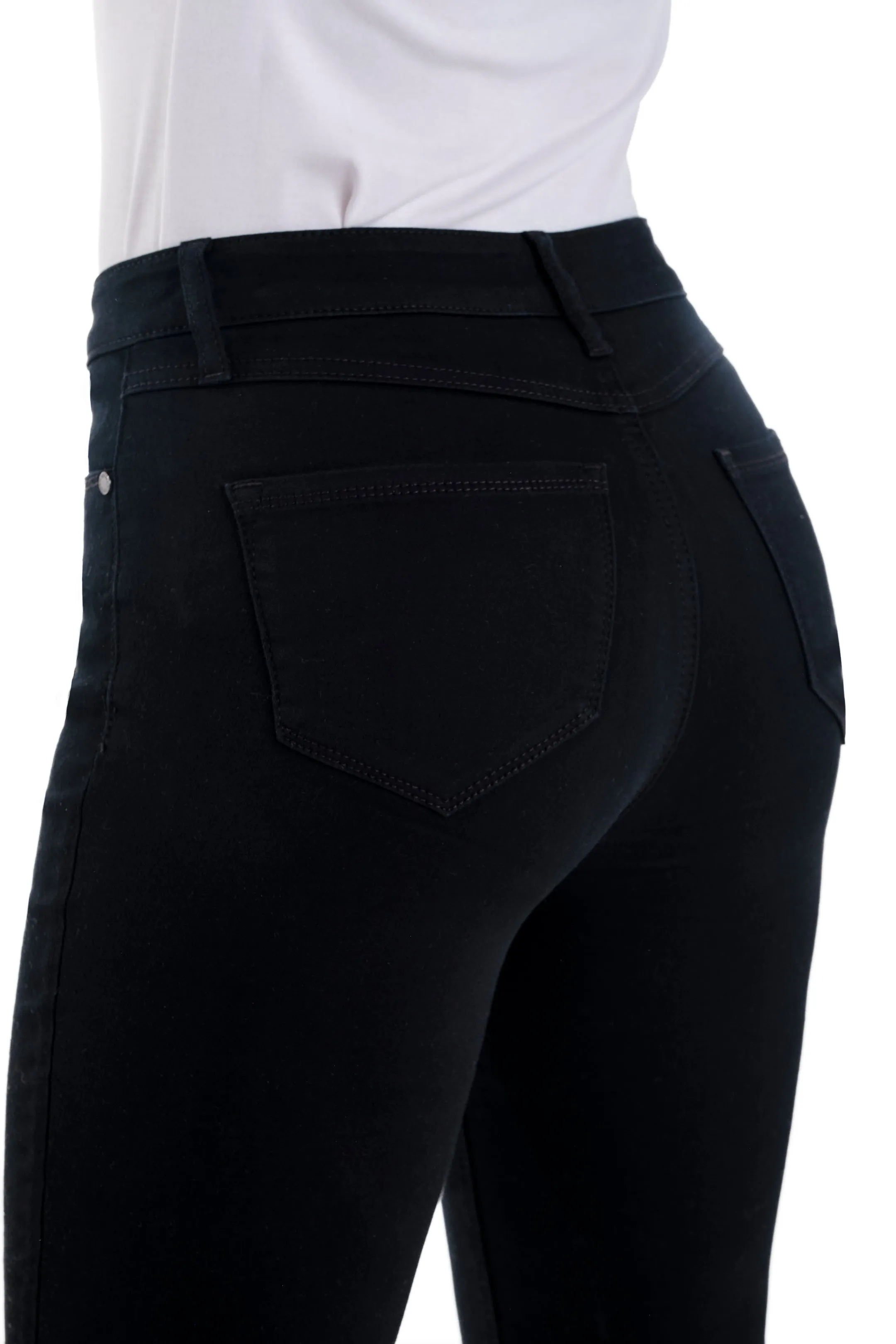 Butter Mid-Rise Skinny in Black *New Fit*