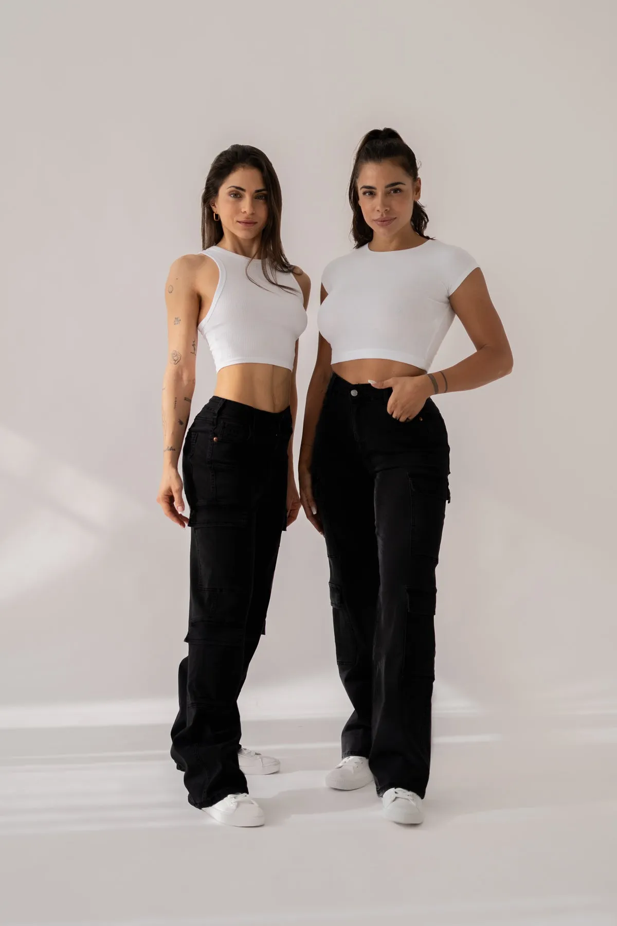 CARGO HIGH RISE - BLACK