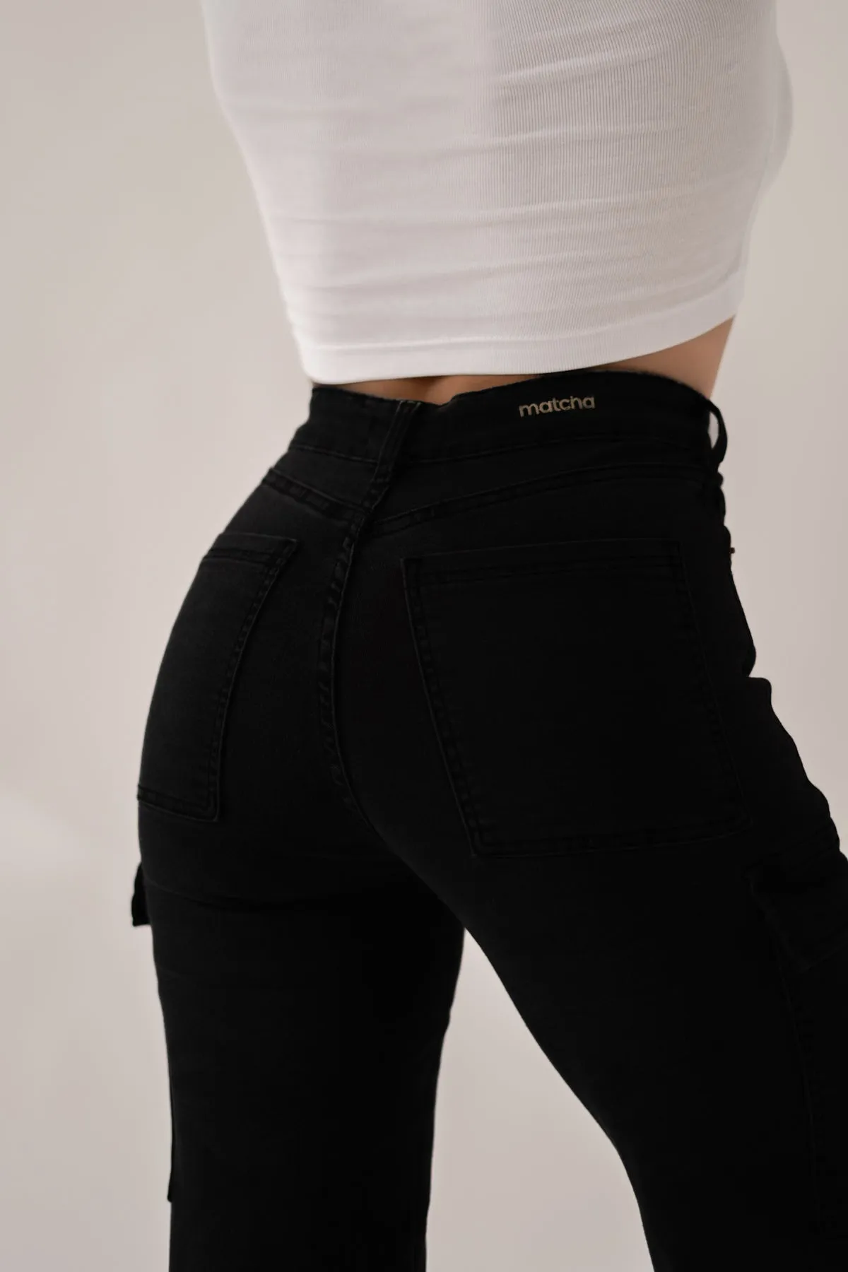 CARGO HIGH RISE - BLACK