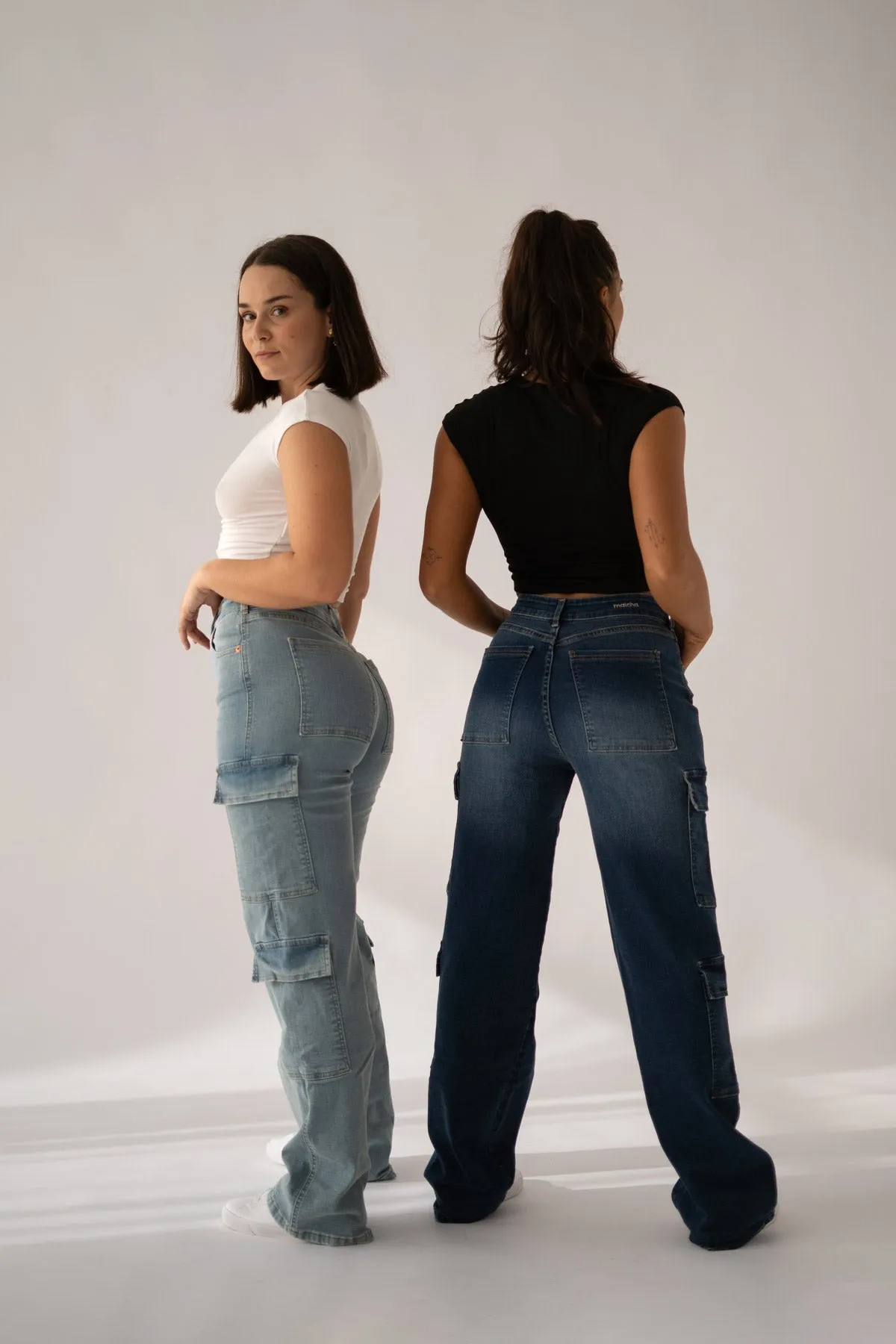 CARGO HIGH RISE - DARK BLUE