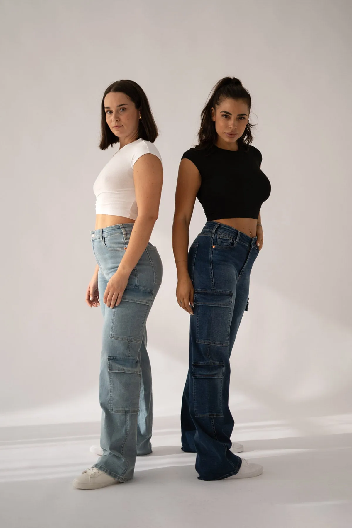 CARGO HIGH RISE - DARK BLUE