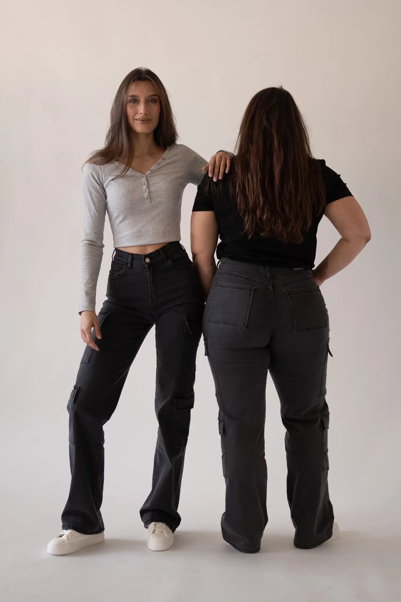 CARGO TALL HIGH RISE - GREY