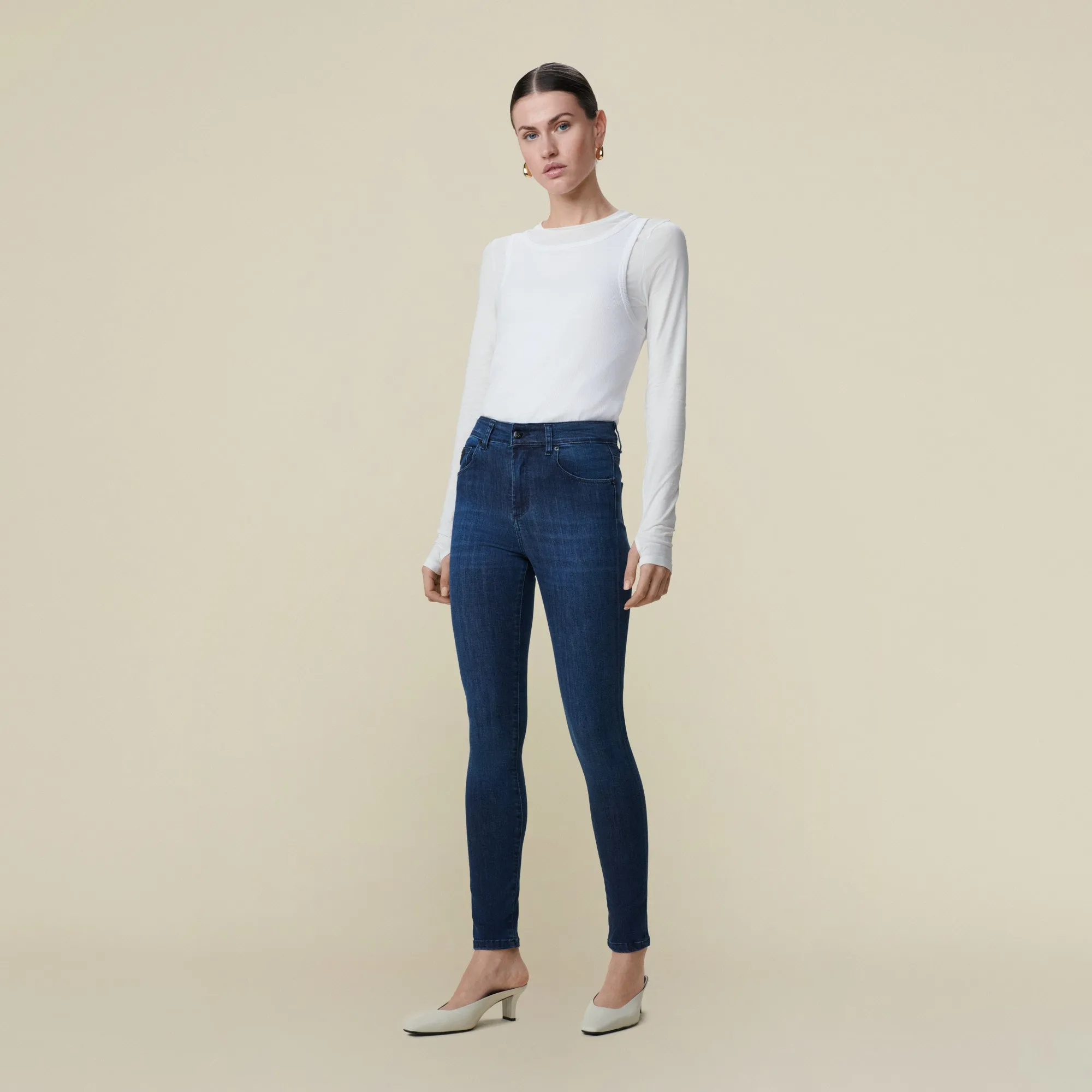 Celia Leia Beat - High Rise Skinny