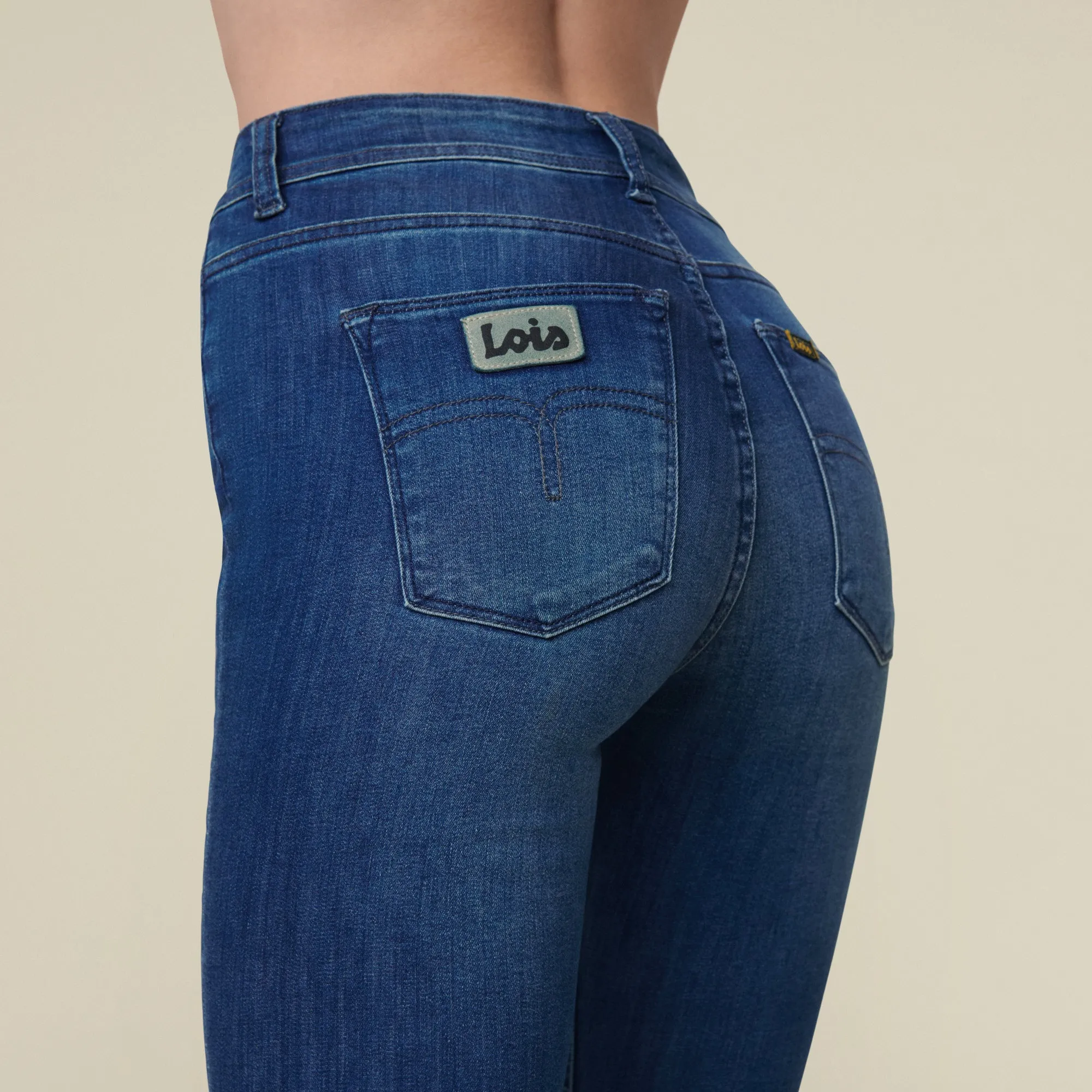 Celia Leia Teal - High Rise Skinny