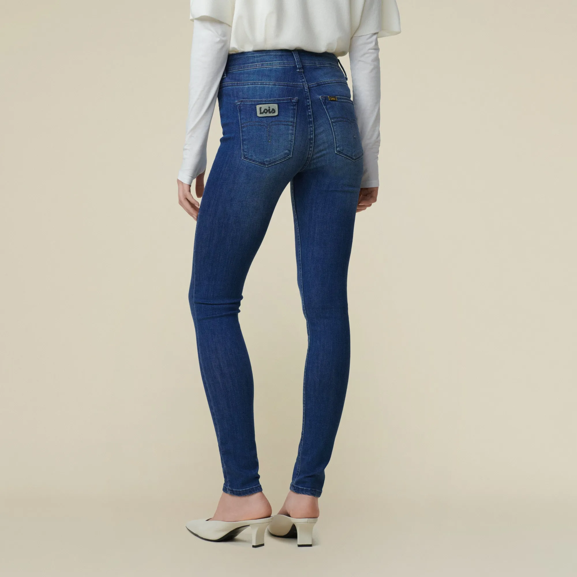Celia Leia Teal - High Rise Skinny