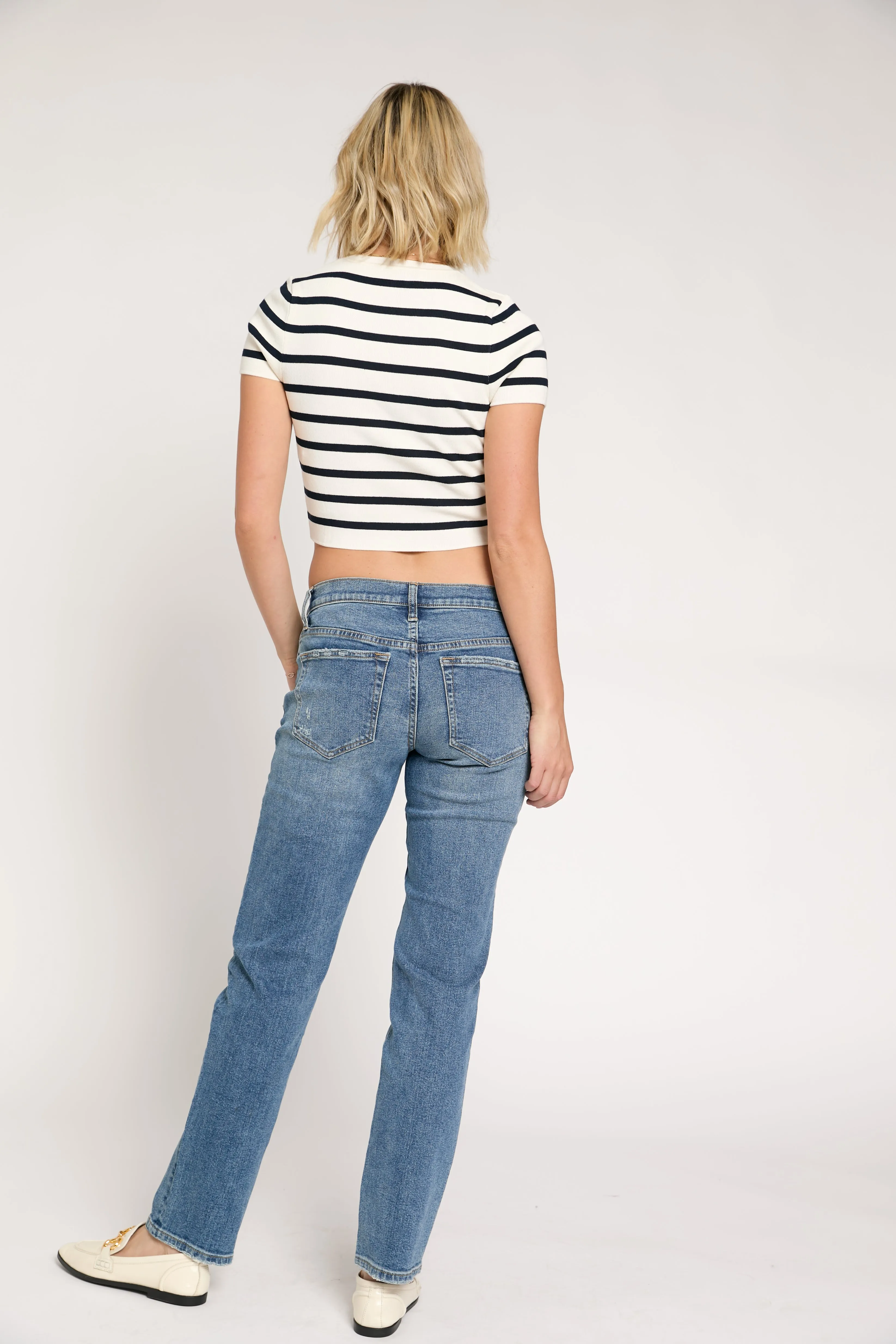 Chester Low Rise Slim Straight Vintage Worn