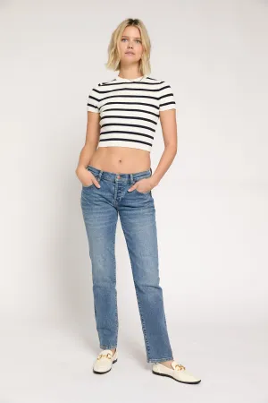 Chester Low Rise Slim Straight Vintage Worn