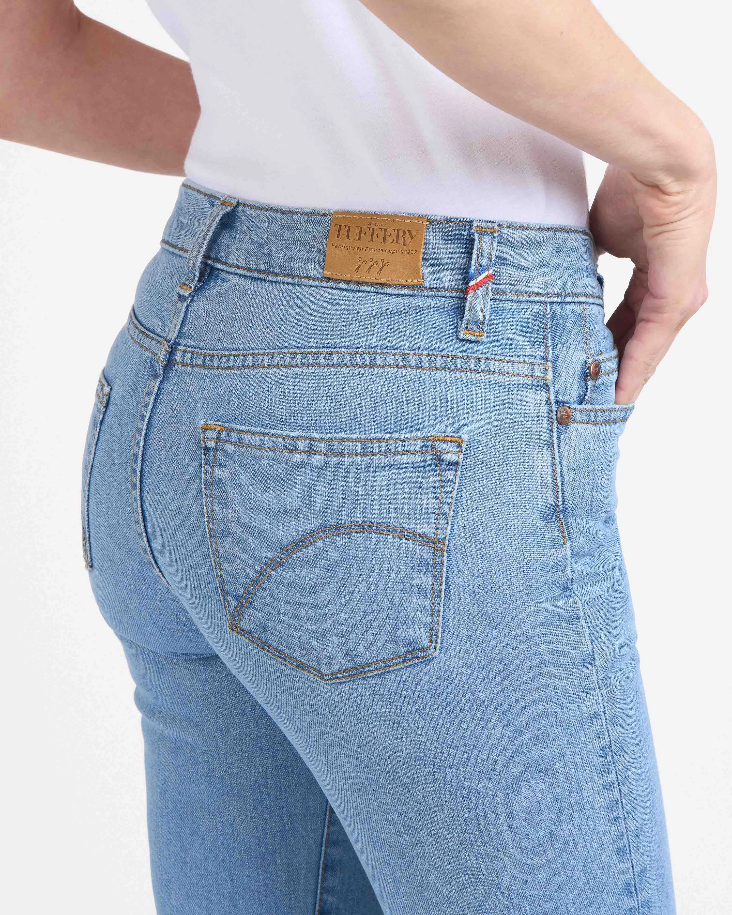 Clair women's fitted straight jeans