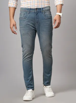 Cloud Blue Washed Rider Fit Jeans | JadeBlue