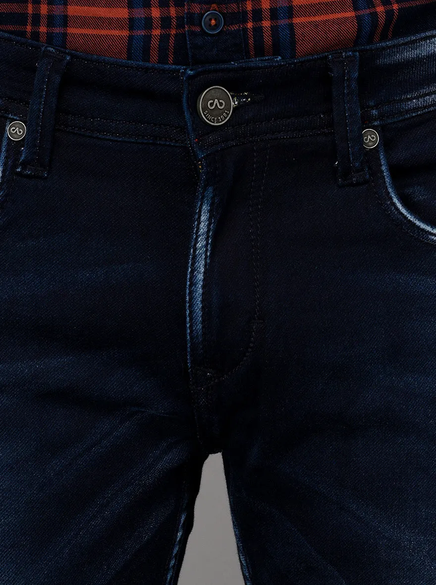 Dark Blue Slim Fit Jeans | JadeBlue