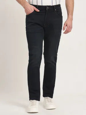 Dark Blue Washed Slim Fit Jeans | JadeBlue
