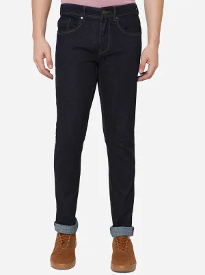 Dark Blue Washed Slim Fit Jeans | JadeBlue
