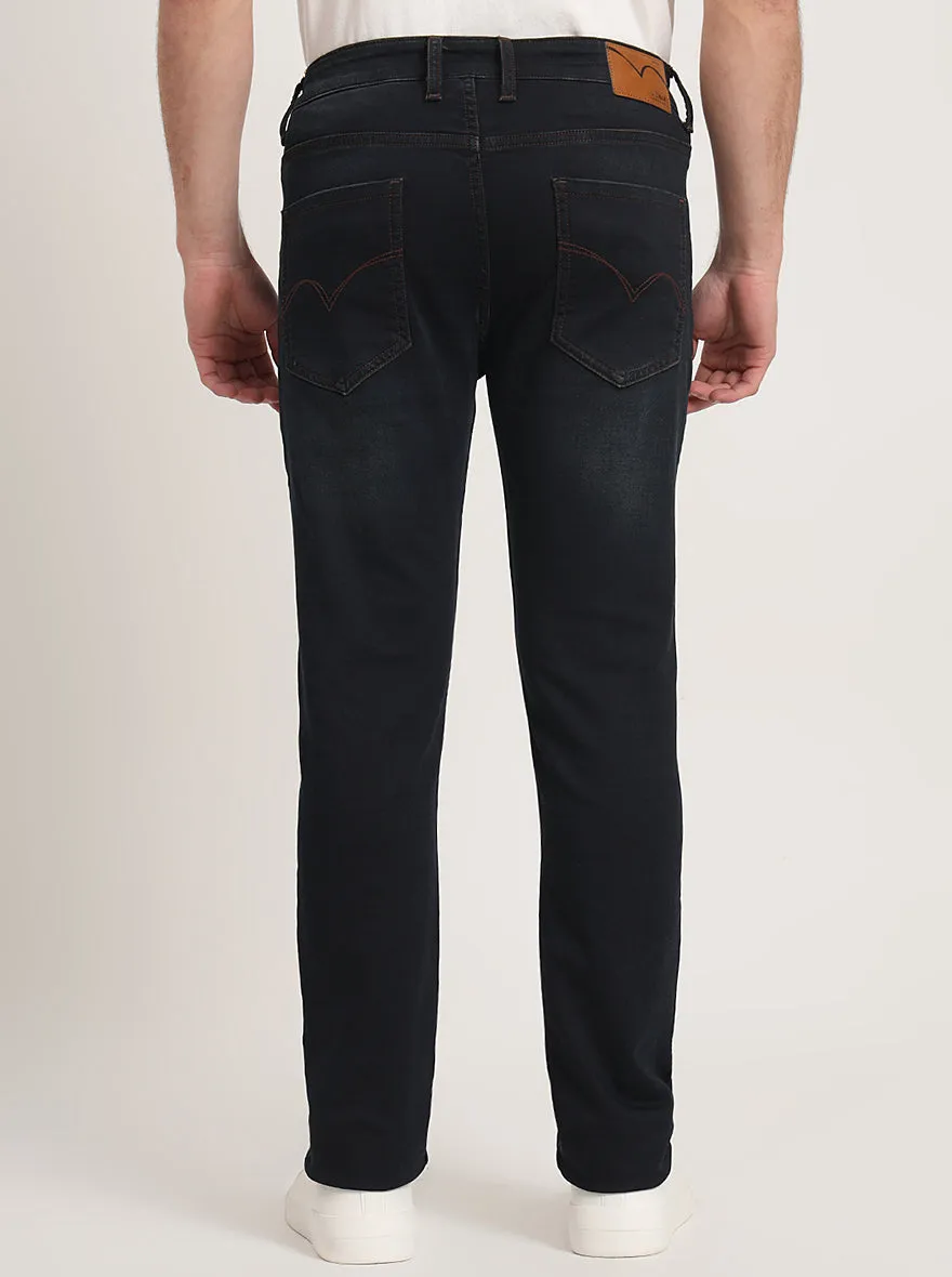 Dark Blue Washed Slim Fit Jeans | JadeBlue