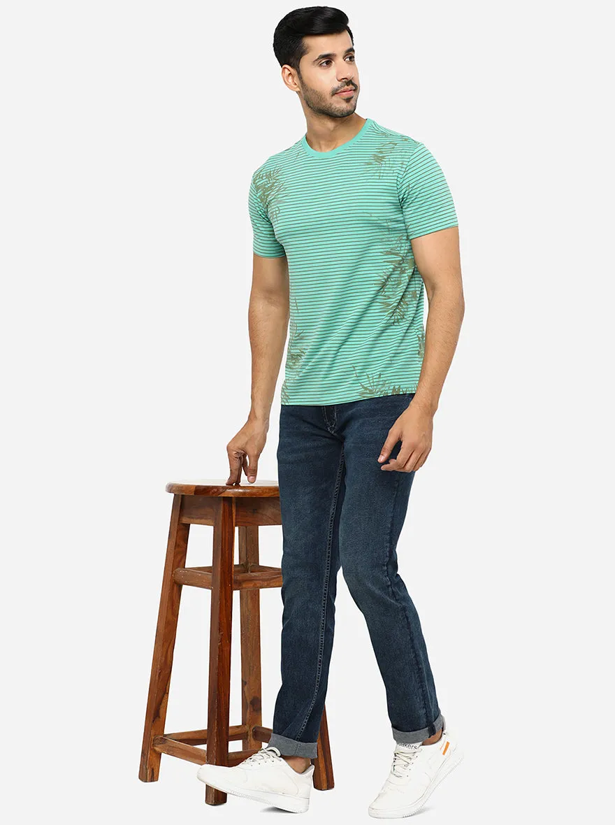 Dark Blue Washed Slim Fit Jeans | JadeBlue