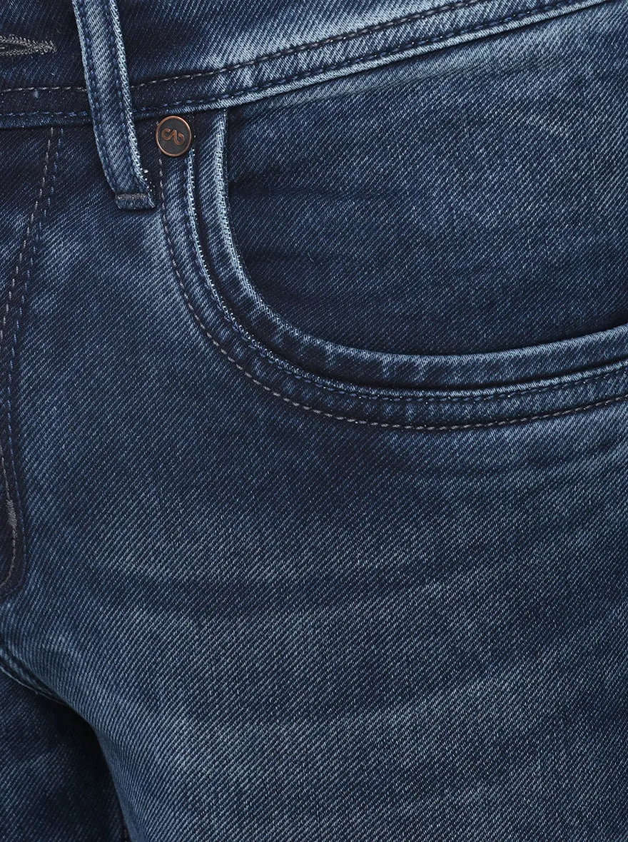 Dark Blue Washed Slim Fit Jeans | JadeBlue