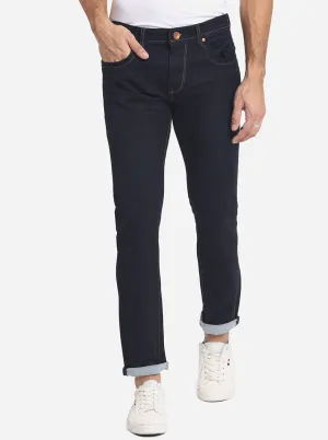 Dark Blue Washed Slim Fit Jeans | JadeBlue