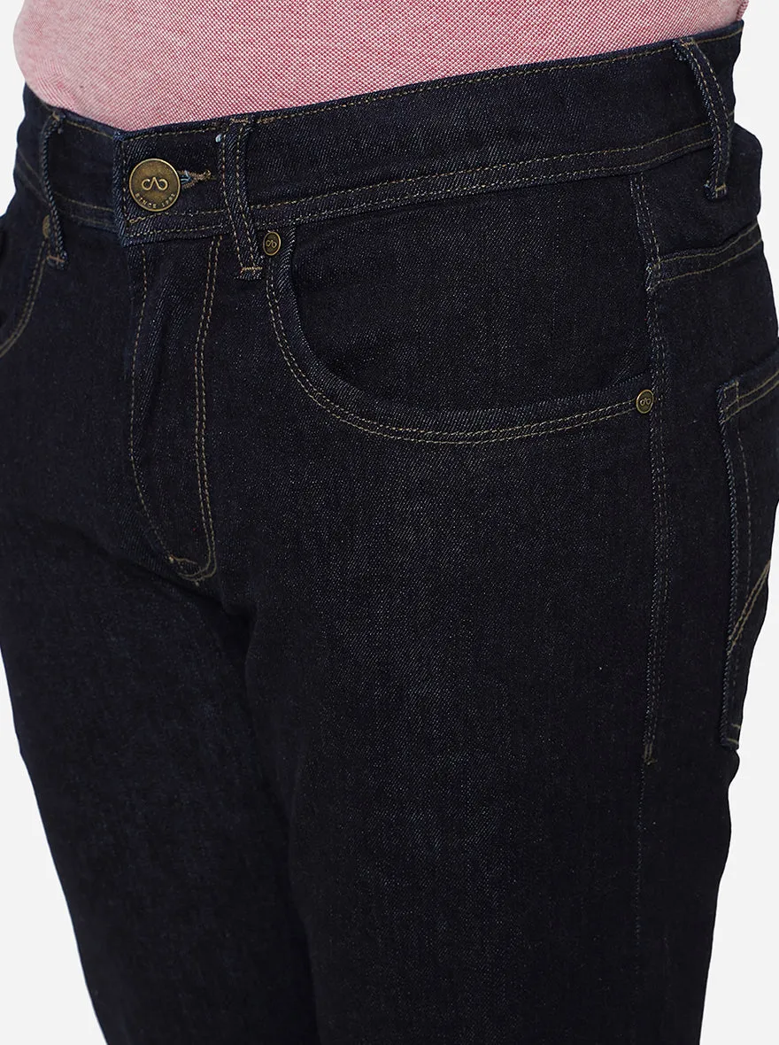 Dark Blue Washed Slim Fit Jeans | JadeBlue