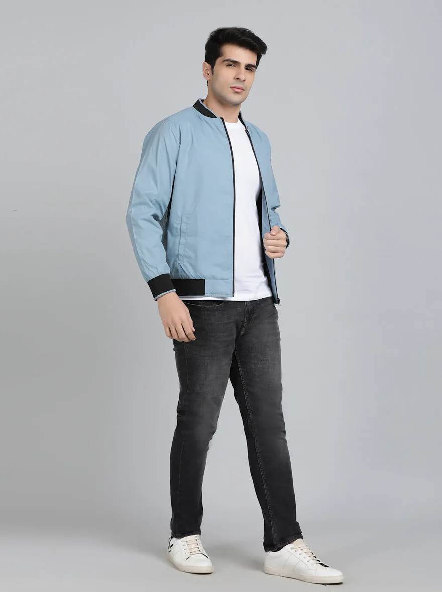 Dark Grey Washed Straight Fit Jeans | JadeBlue