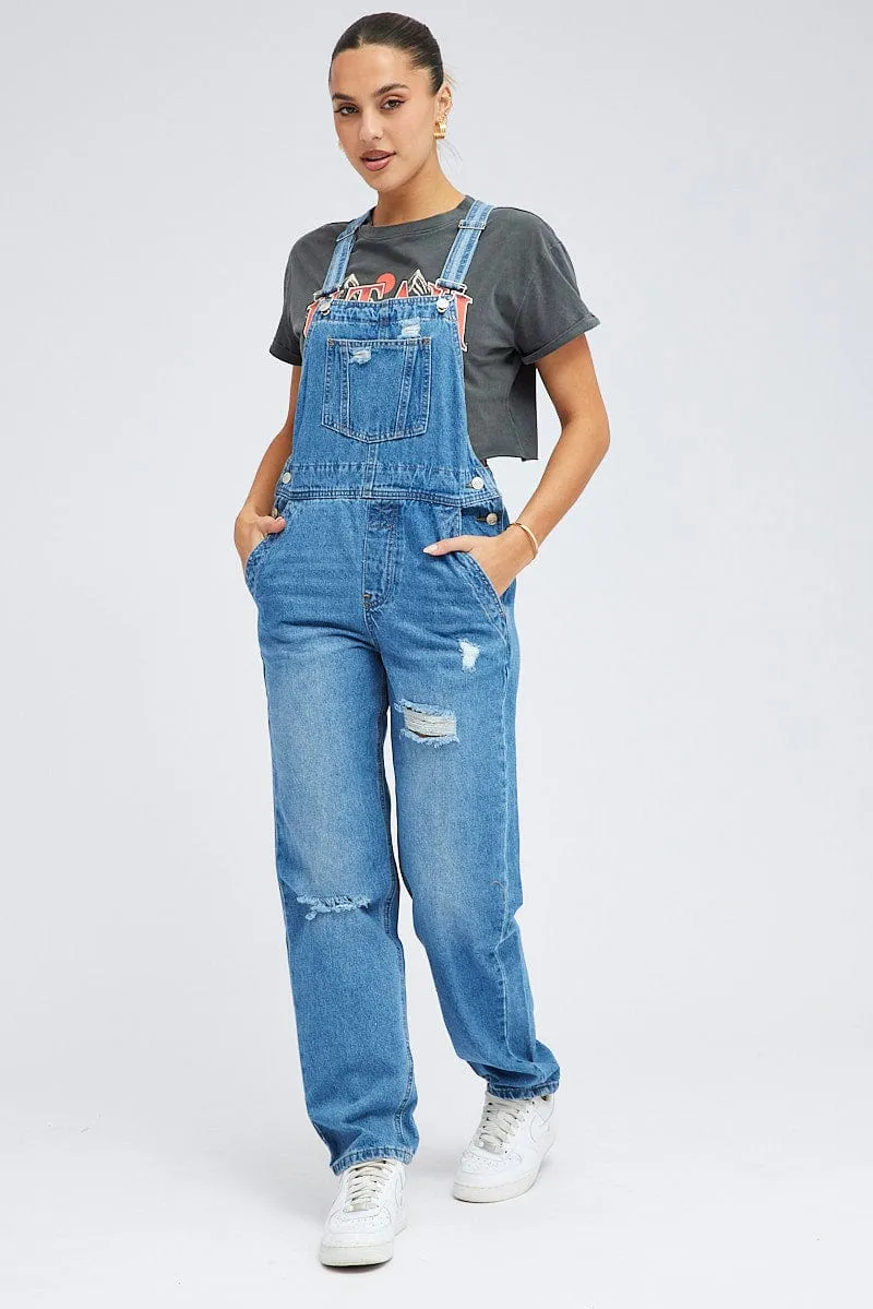 Denim Overall Jeans