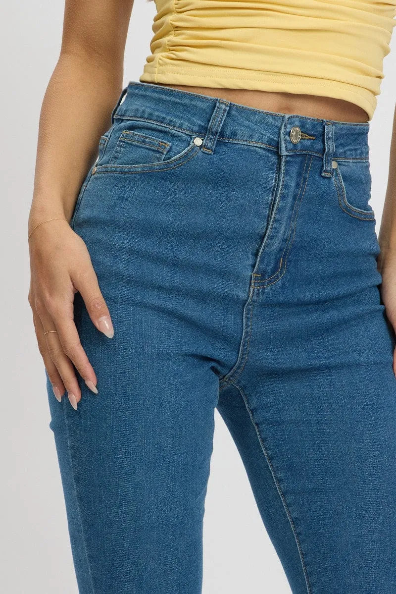 Denim Skinny Jean High Rise