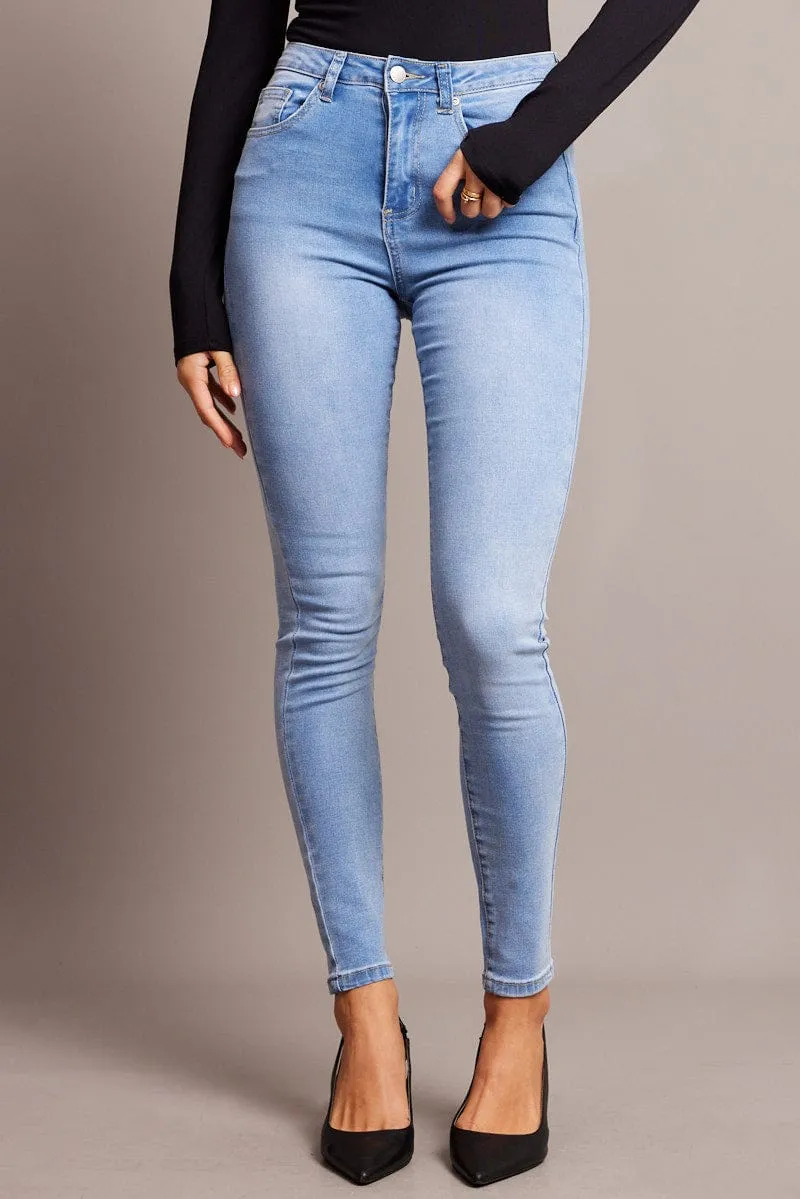 Denim Skinny Jean High Rise
