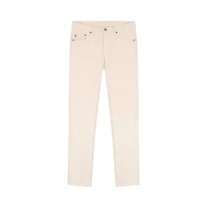 Ecru fitted straight men's jeans - Alphonse