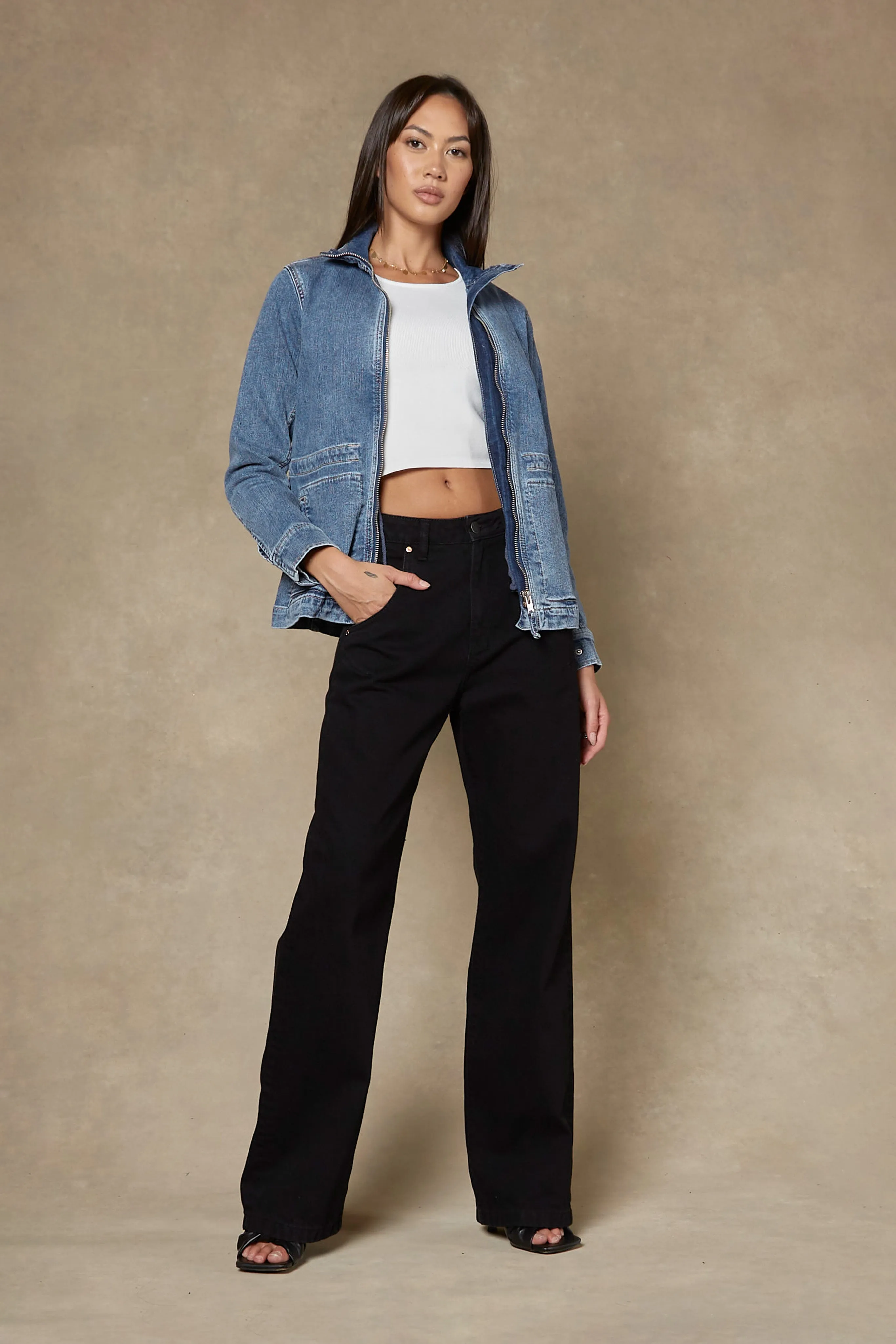 Ella Baggy Black Jeans