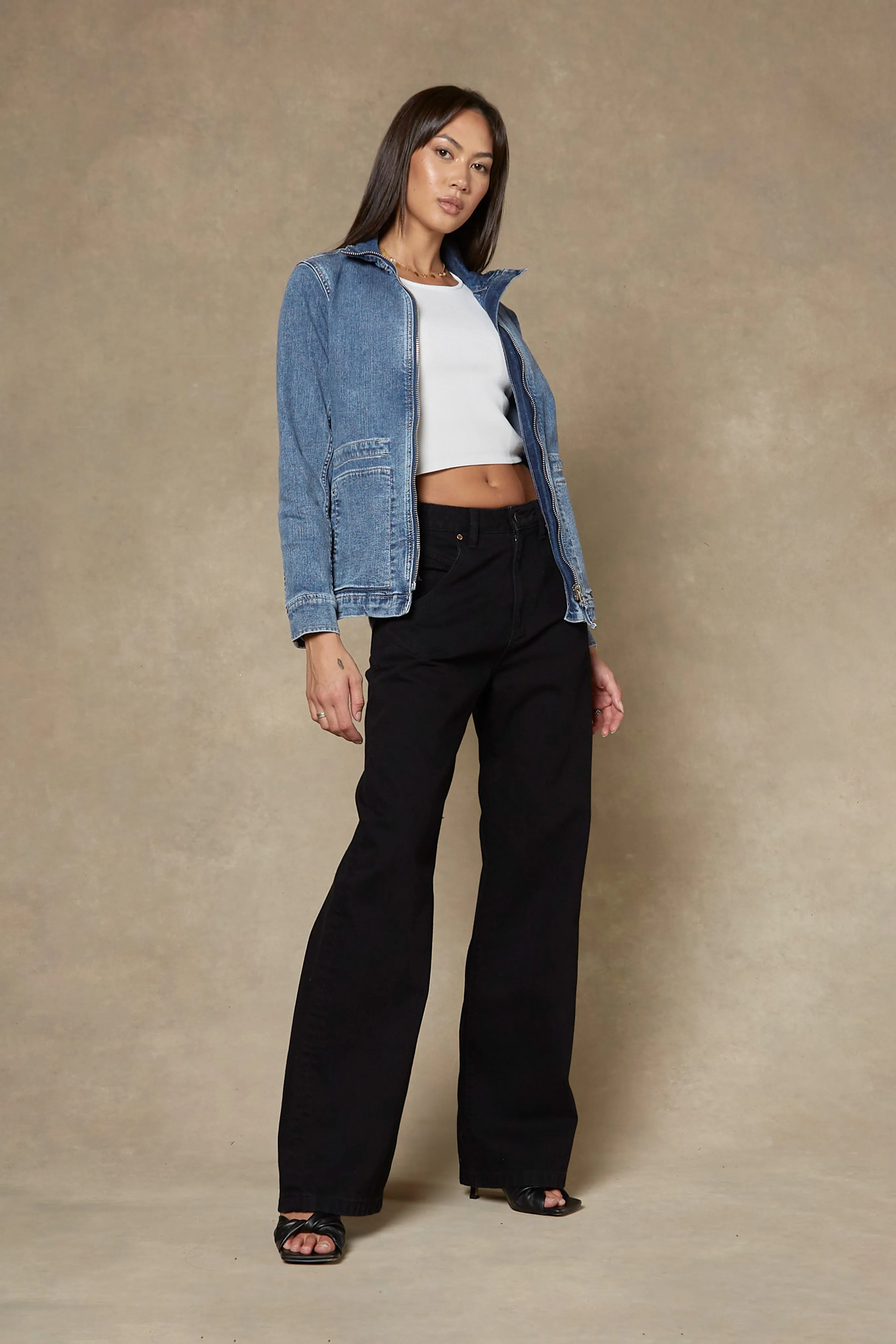 Ella Baggy Black Jeans