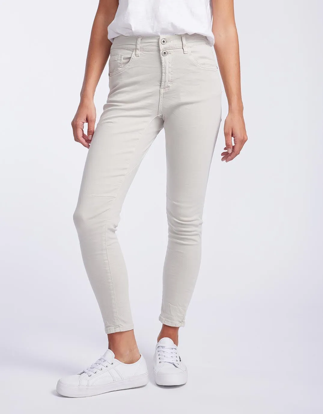 Emma Stretch Jean - Beige