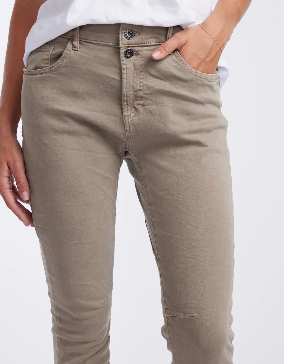 Emma Stretch Jean - Elk