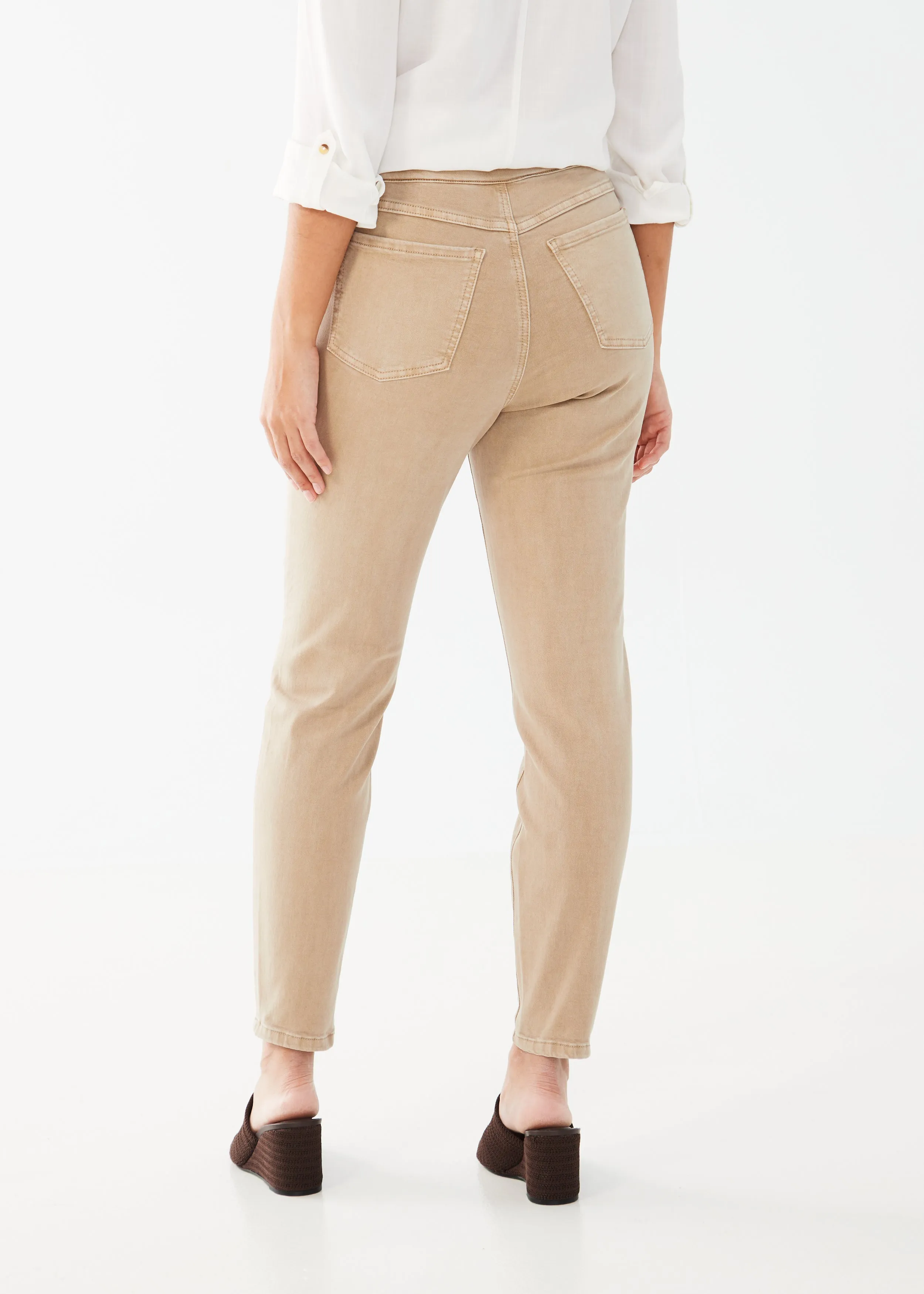 Euro Twill, Pull-On Slim Ankle Denim