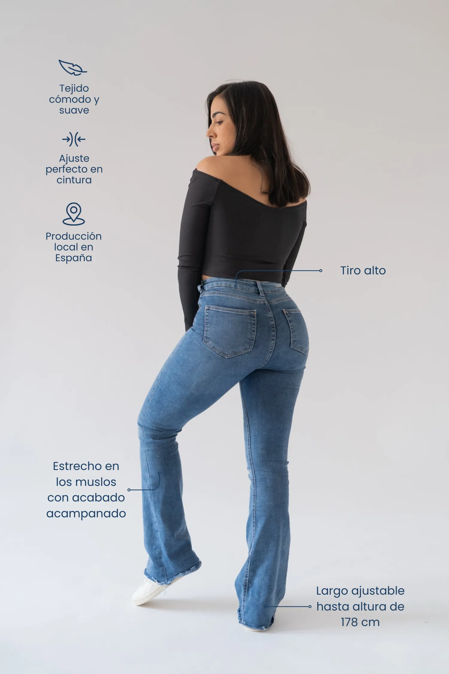 FLARE HIGH RISE - BLUE