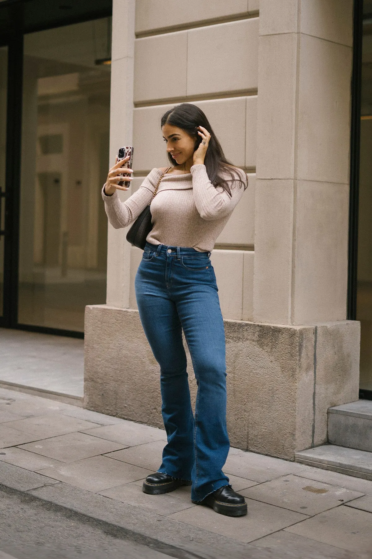 FLARE HIGH RISE - DARK BLUE